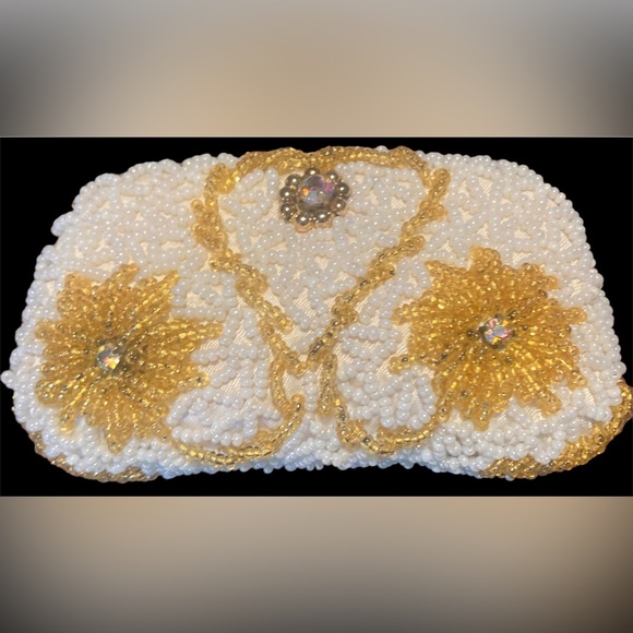 Vintage Delill handmade beaded coin purse - Picture 4 of 9